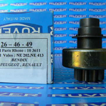 Bendix electromotor/ demaror Renault, Peugeot. Ruver poza 3